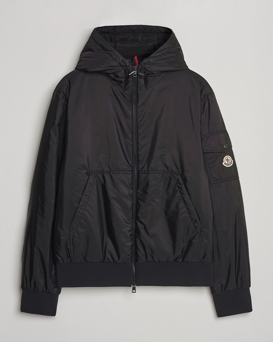 Men | Coats & Jackets | Moncler | Poiliot Hooded Jacket Black