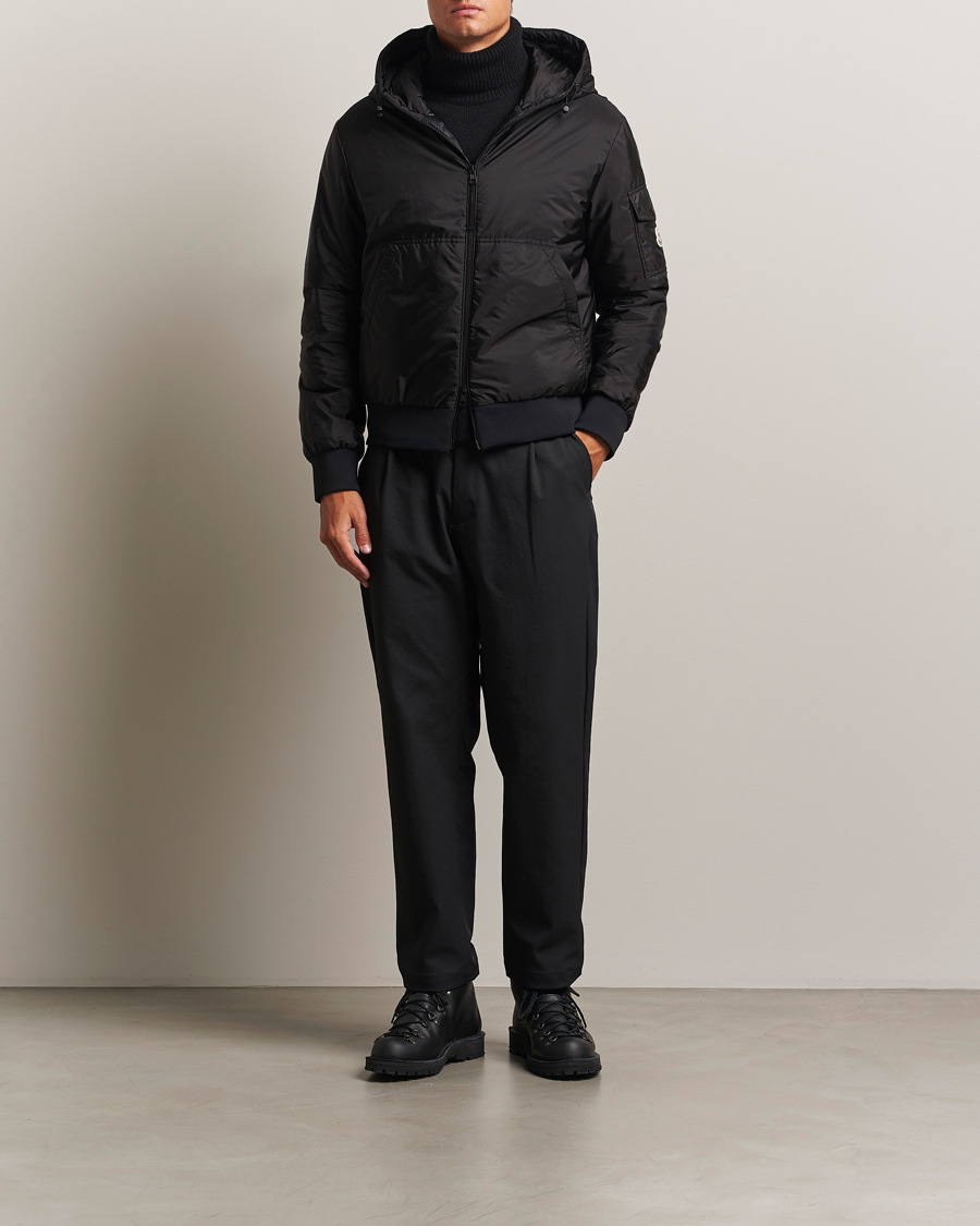 Men | Coats & Jackets | Moncler | Poiliot Hooded Jacket Black