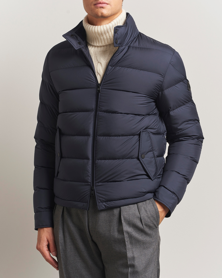 Moncler Phrier Down Jacket Navy at CareOfCarl.com