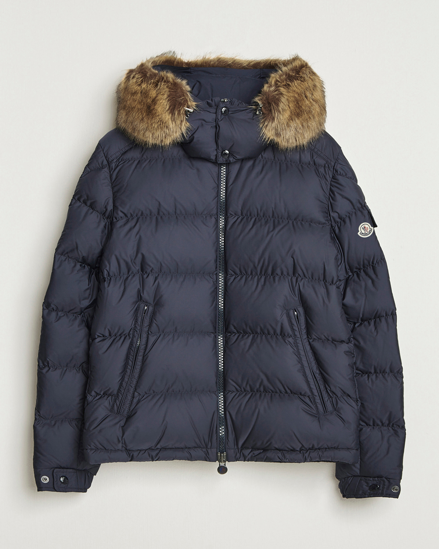 Moncler Maya Faux Fur Jacket Navy at CareOfCarl.com Moncler Maya Faux Fur Jacket Navy at CareOfCarl.com