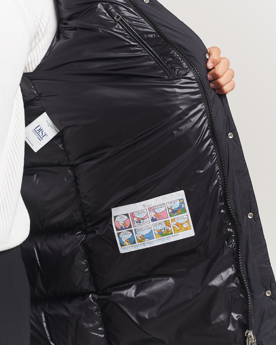 Moncler Hanoverian Long Down Parka Black at CareOfCarl.com