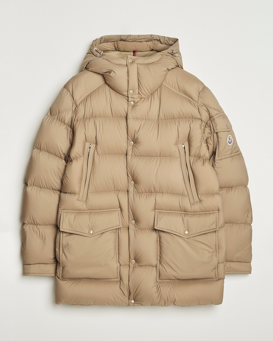 Men | Coats & Jackets | Moncler | Bretagne Down Parka Beige