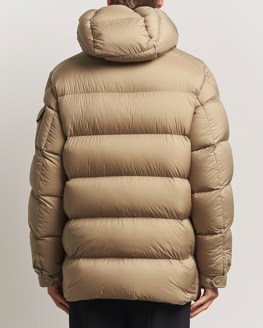 Moncler Bretagne Down Parka Beige at CareOfCarl.com