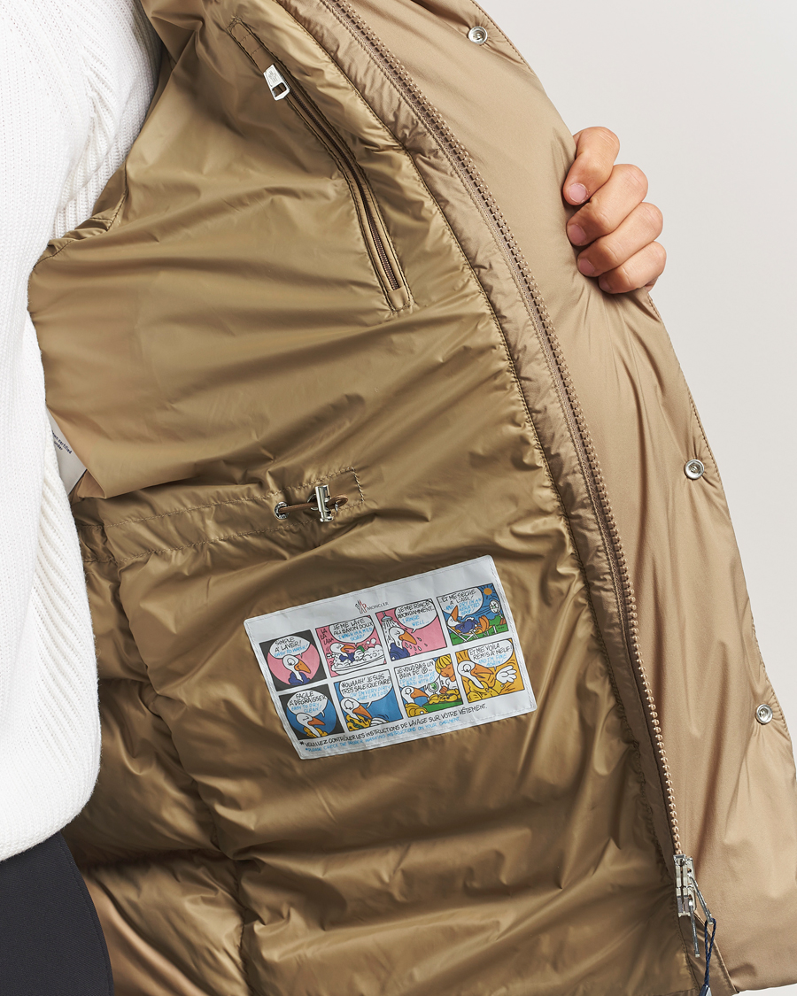 Men | Coats & Jackets | Moncler | Bretagne Down Parka Beige