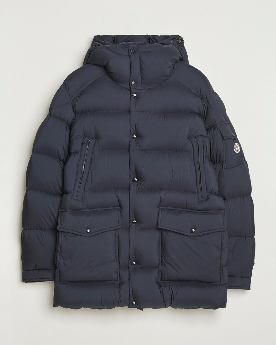Men | Coats & Jackets | Moncler | Bretagne Down Parka Navy