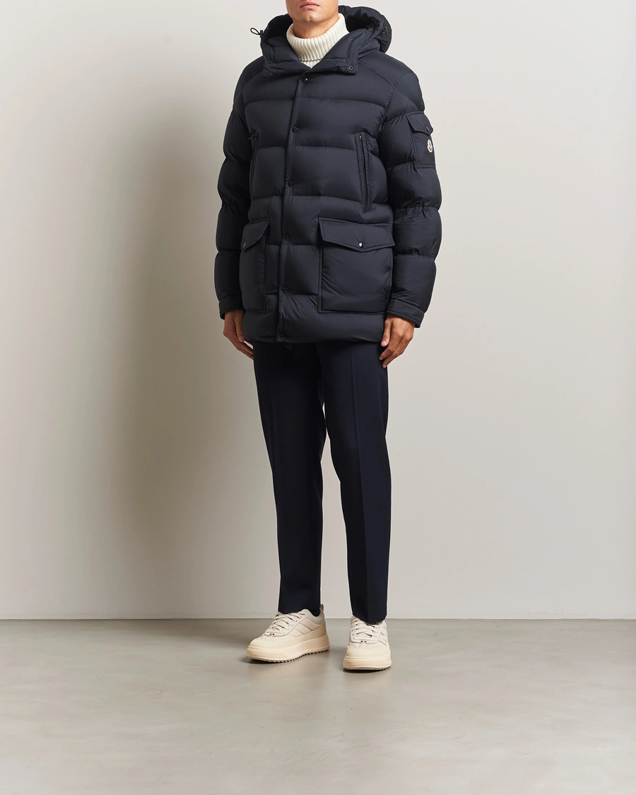 Men | Coats & Jackets | Moncler | Bretagne Down Parka Navy