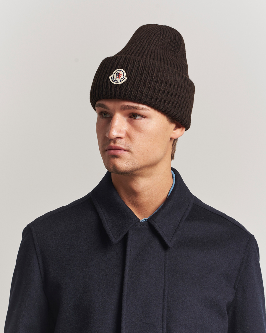 Jil Sander Merino Wool Rib Beanie Black at CareOfCarl.com