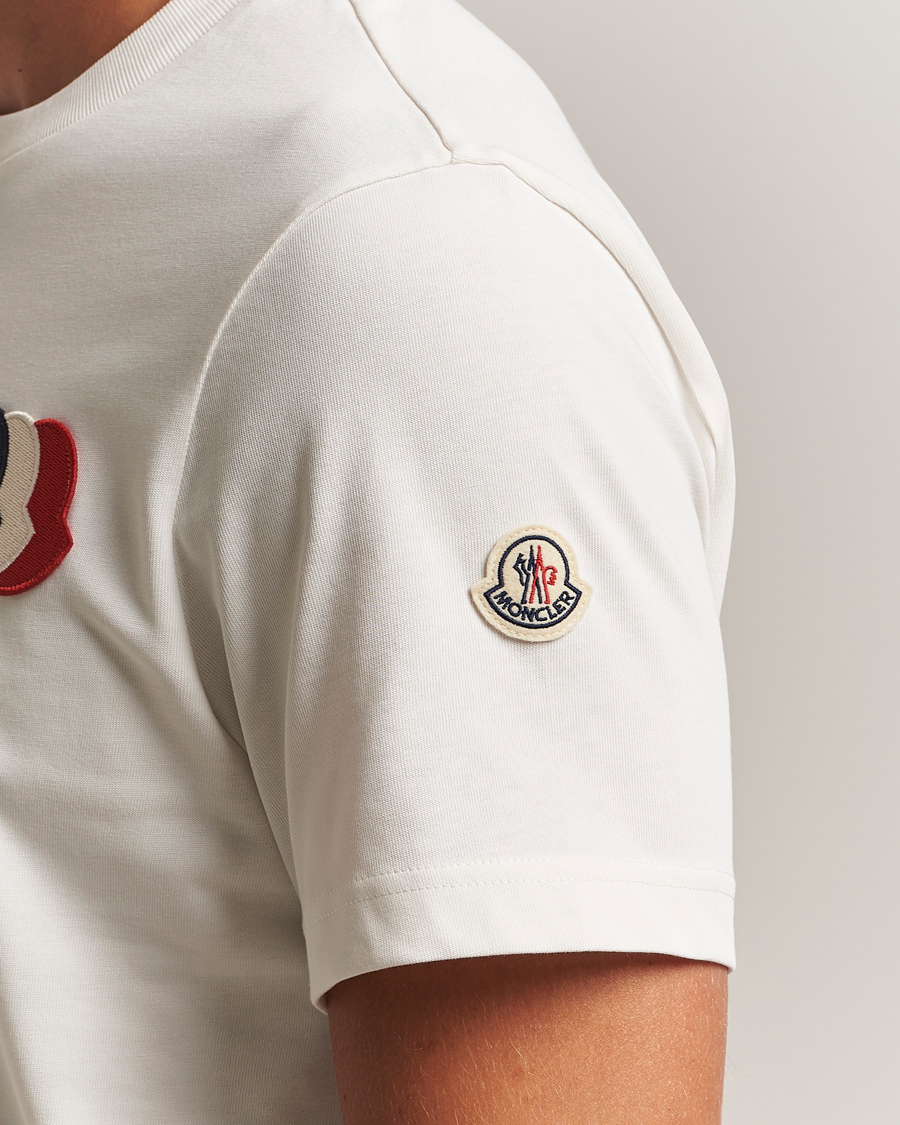 Moncler Patch Logo T-Shirt White at CareOfCarl.com