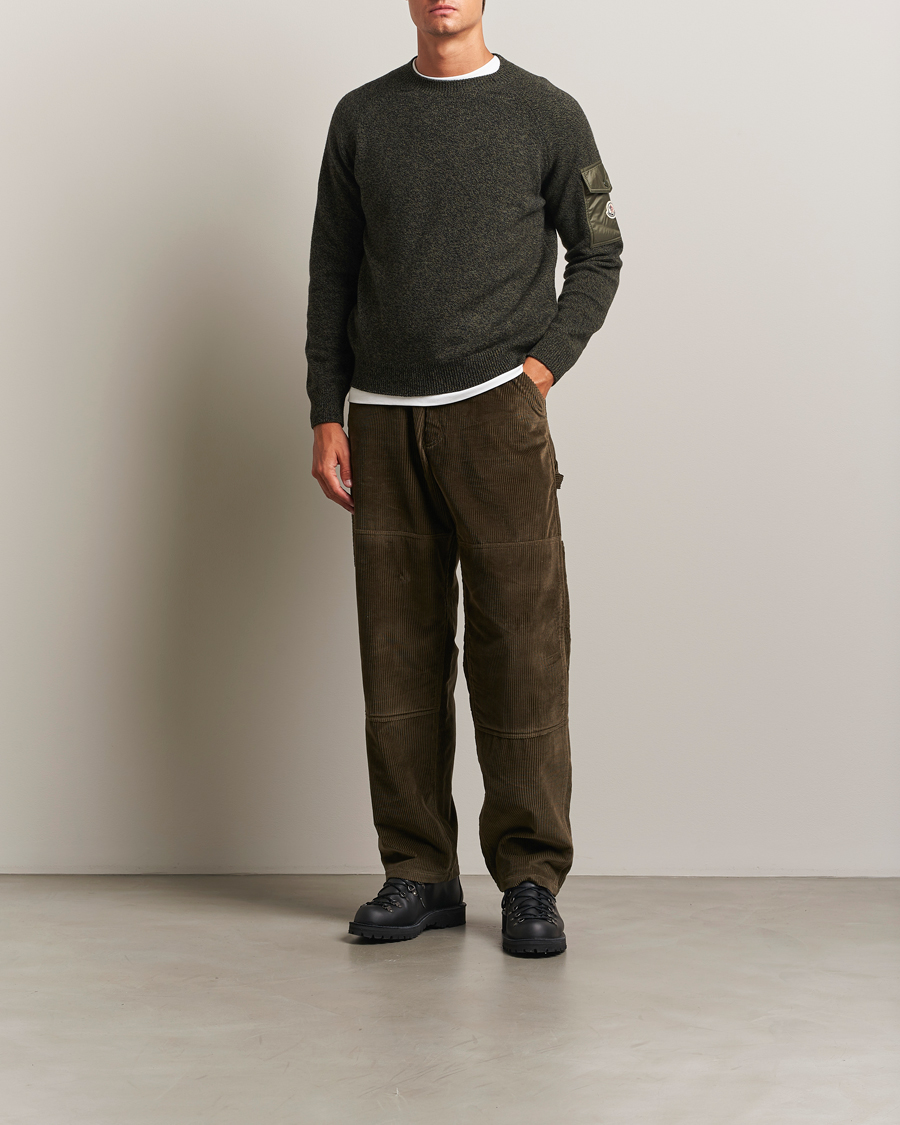 Men | Sweaters & Knitwear | Moncler | Wool Crew Neck Military