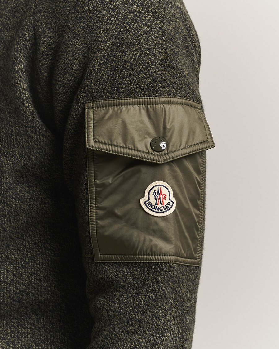 Men | Sweaters & Knitwear | Moncler | Wool Crew Neck Military
