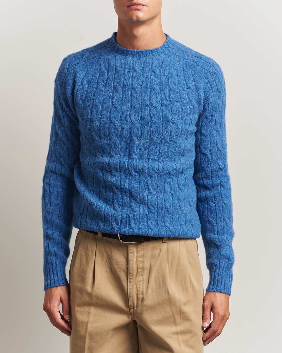 HOUDINI M’s Desoli Thermal Crew M blue Houdini Desoli Merino Thermal Crew Blue Illusion at