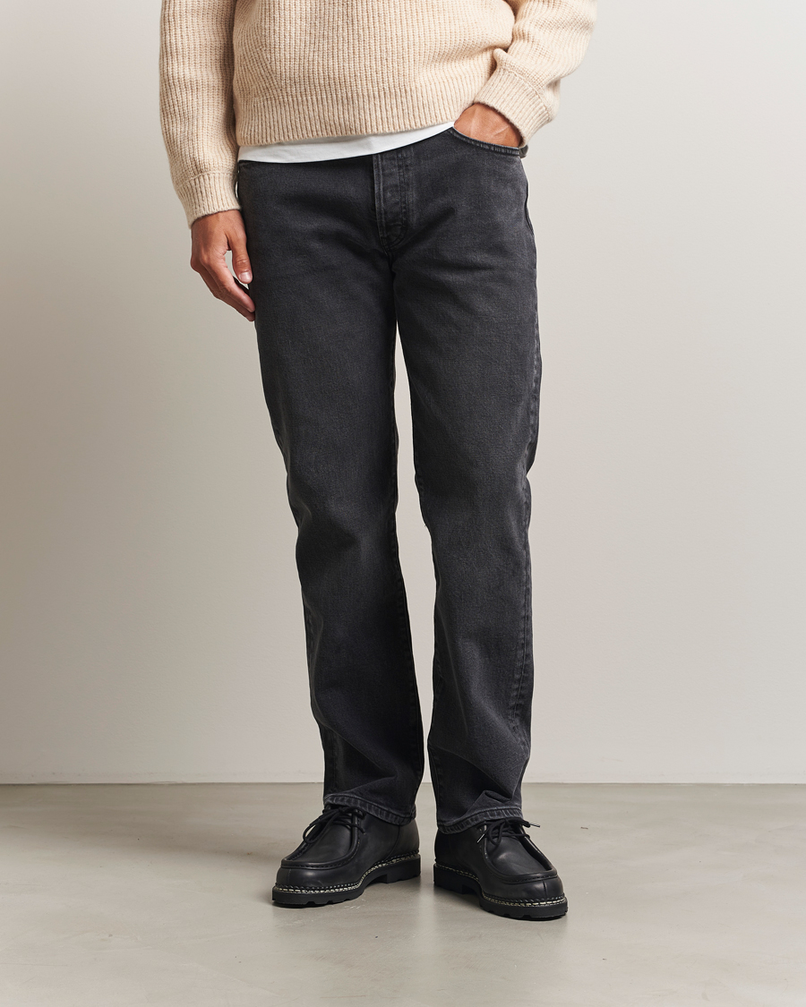Men | Trousers | Jeanerica | CM002 Classic Jeans Black Overdye