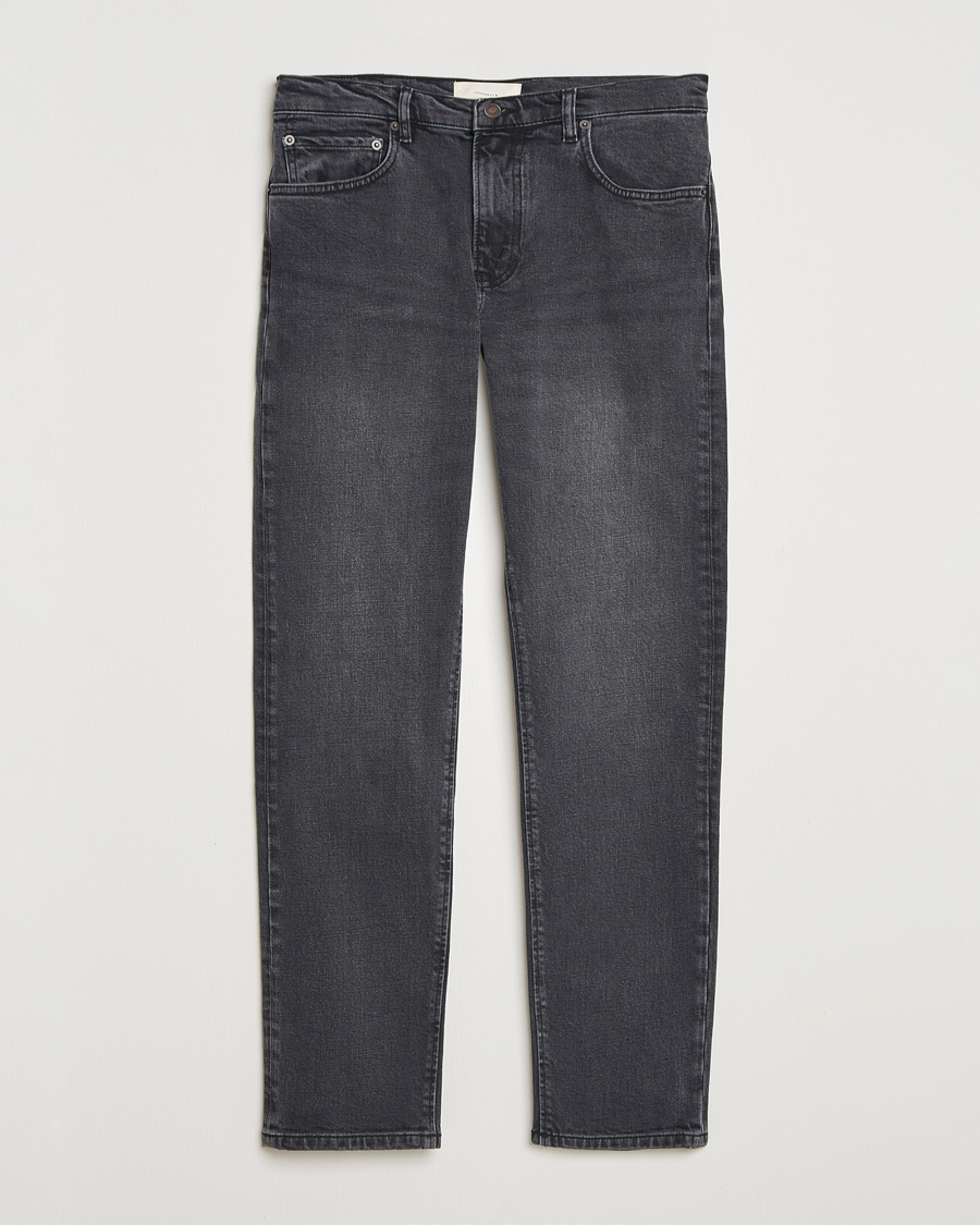 Men | Jeans | Jeanerica | TM005 Tapered Jeans Black Overdye