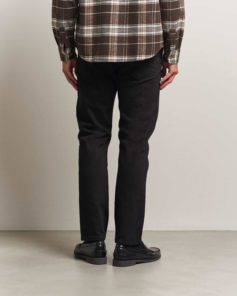 Men | Trousers | Jeanerica | TM005 Tapered Jeans Rinse Stay Black