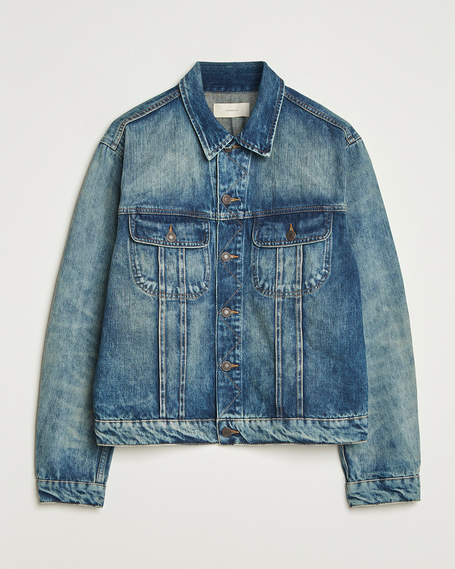 Men | Coats & Jackets | Jeanerica | Alex Denim Jacket Vintage Blue