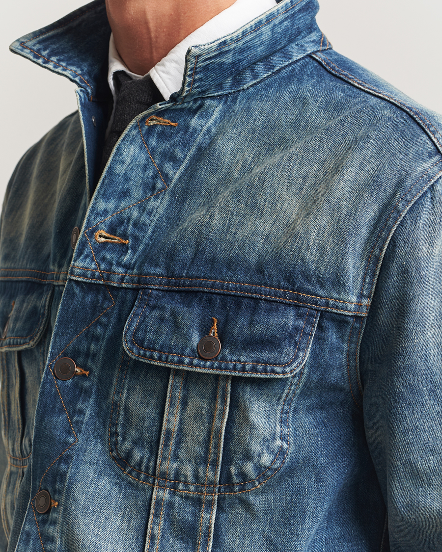 Men | Coats & Jackets | Jeanerica | Alex Denim Jacket Vintage Blue