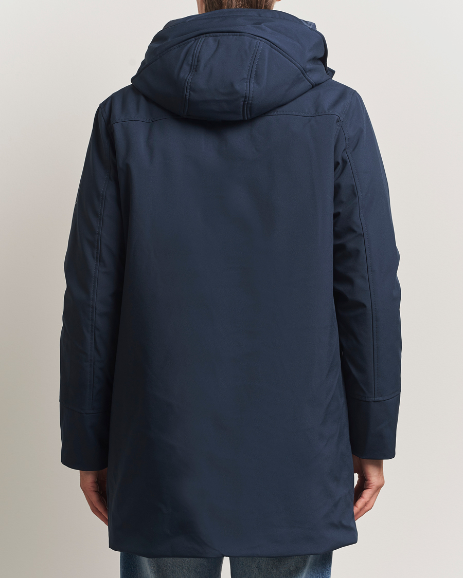 Men | Coats & Jackets | KnowledgeCotton Apparel | Climateshell Padded Jacket Navy