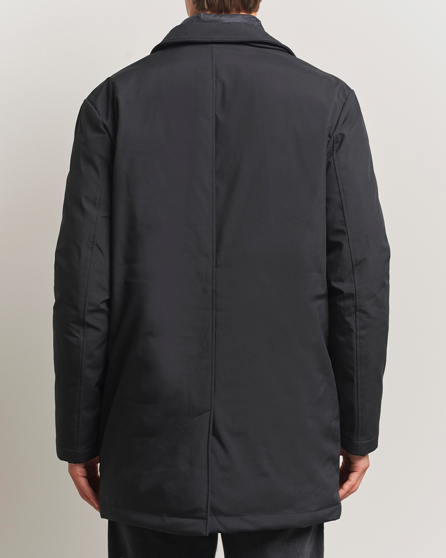 Men | Coats & Jackets | KnowledgeCotton Apparel | Climateshell Padded Carcoat Black