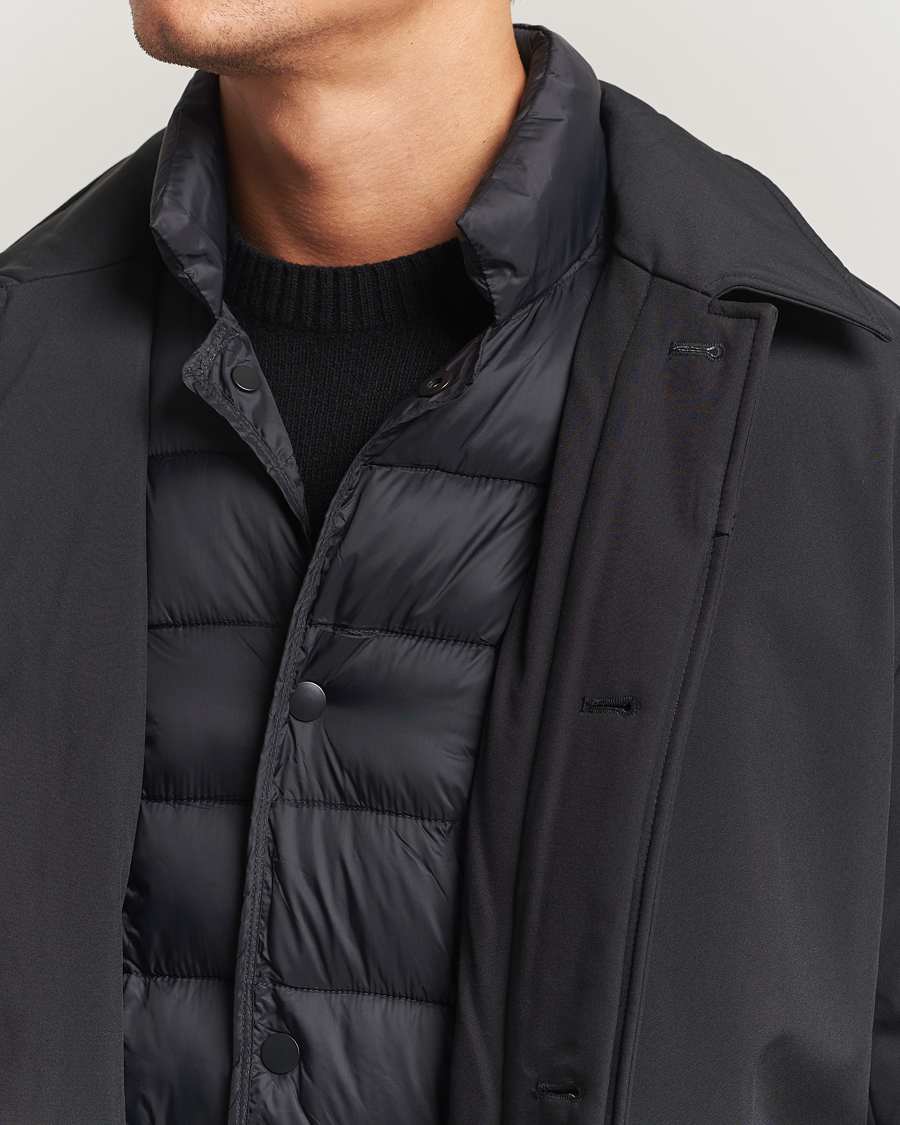 Men | Coats & Jackets | KnowledgeCotton Apparel | Climateshell Padded Carcoat Black
