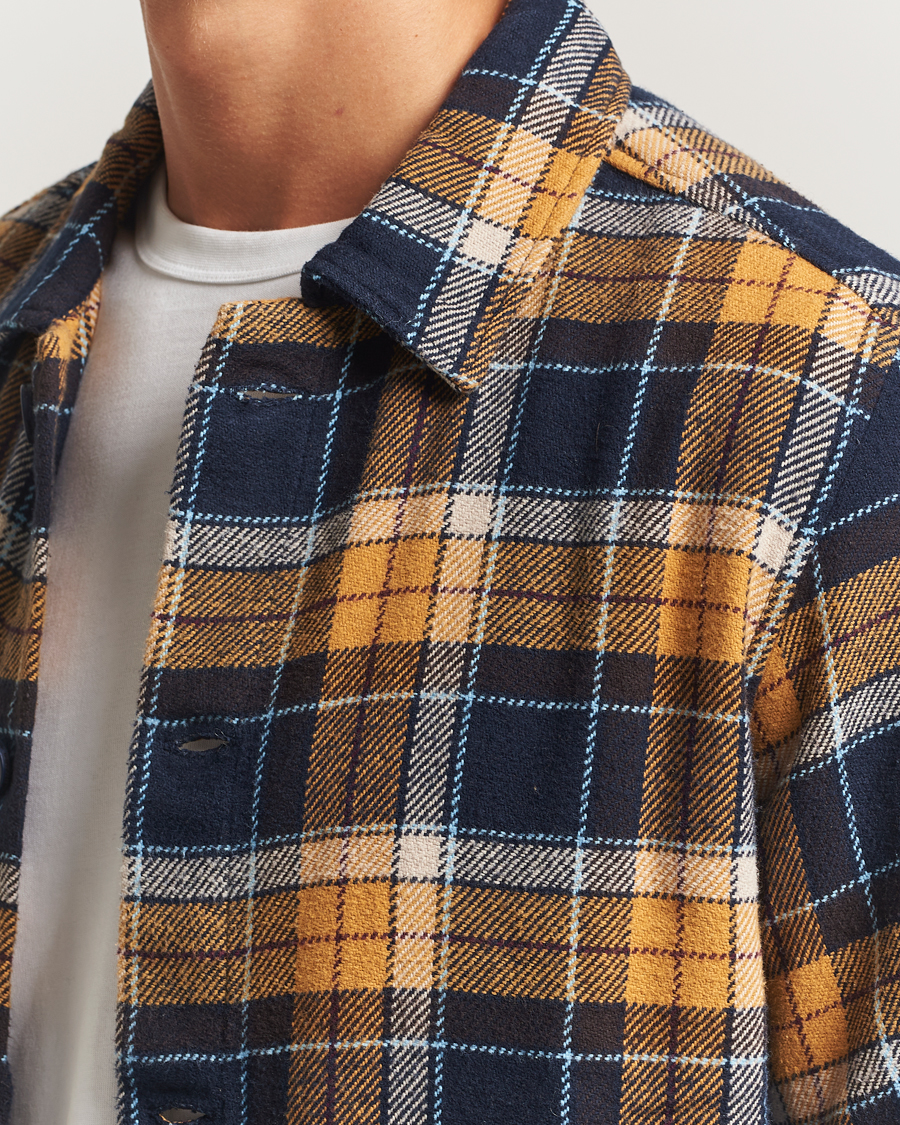 Men | Shirts | KnowledgeCotton Apparel | Big Check Overshirt Multi