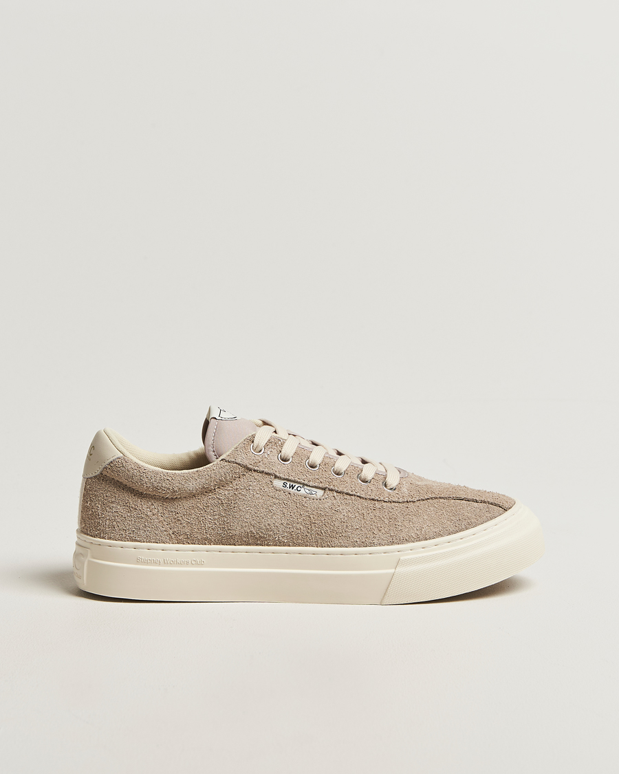 Men | Sneakers | Stepney Workers Club | Dellow 02 Raw Suede Cupsole Sneaker Taupe