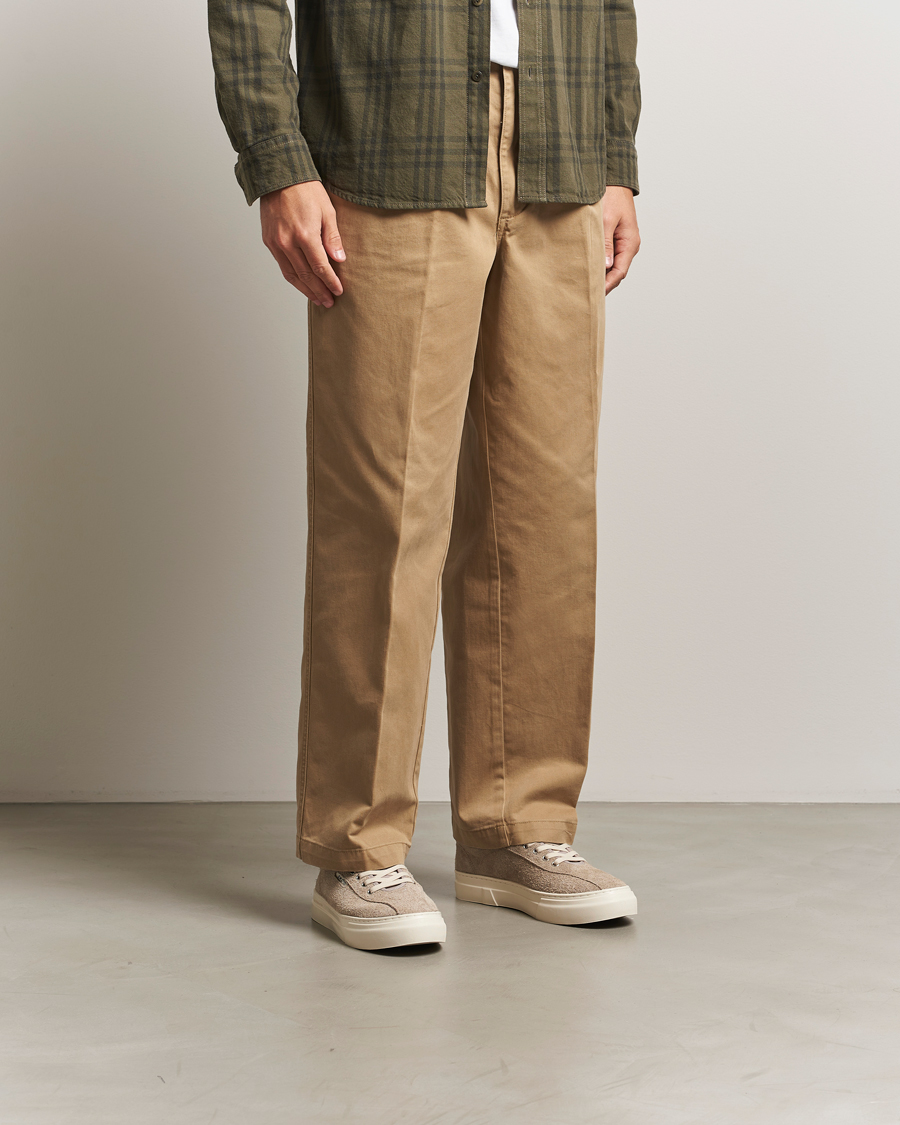 Men | Sneakers | Stepney Workers Club | Dellow 02 Raw Suede Cupsole Sneaker Taupe