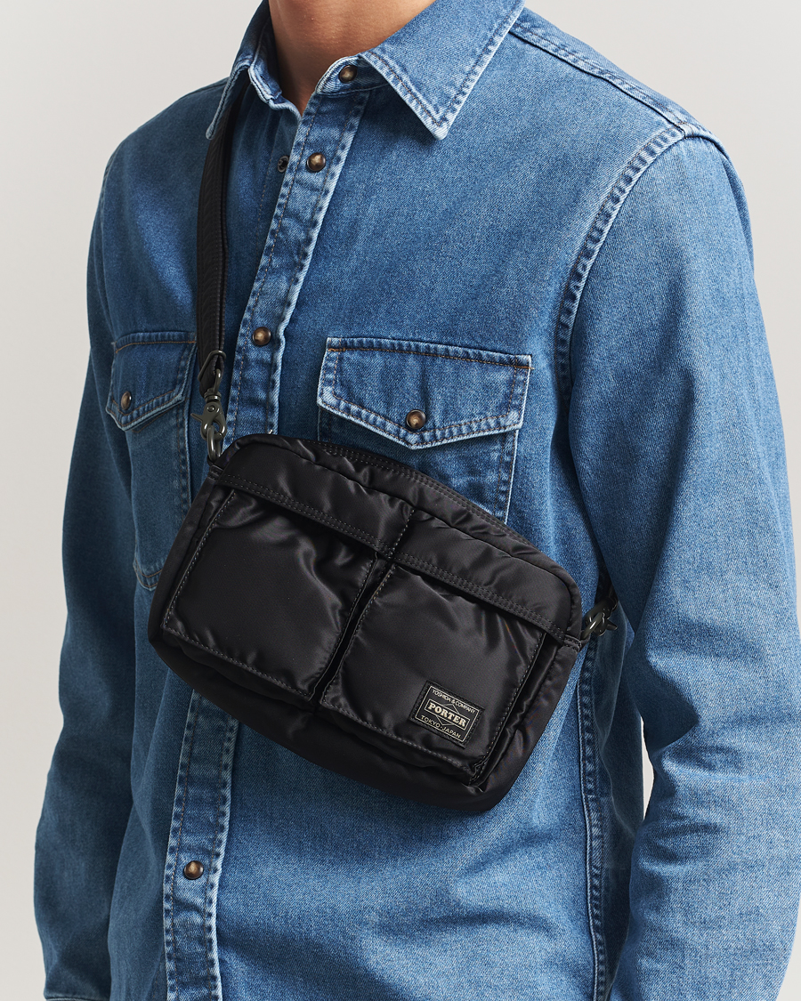Porter-Yoshida & Co. Tanker Sling Bag Black at CareOfCarl.com