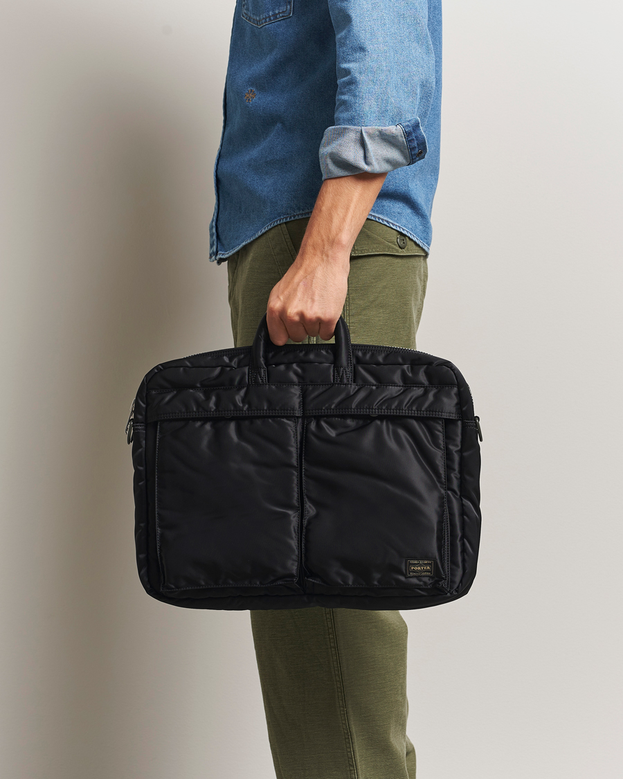 Men | Bags | Porter-Yoshida & Co. | Porter-Yoshida & Co.Tanker 2Way Document BagBlack