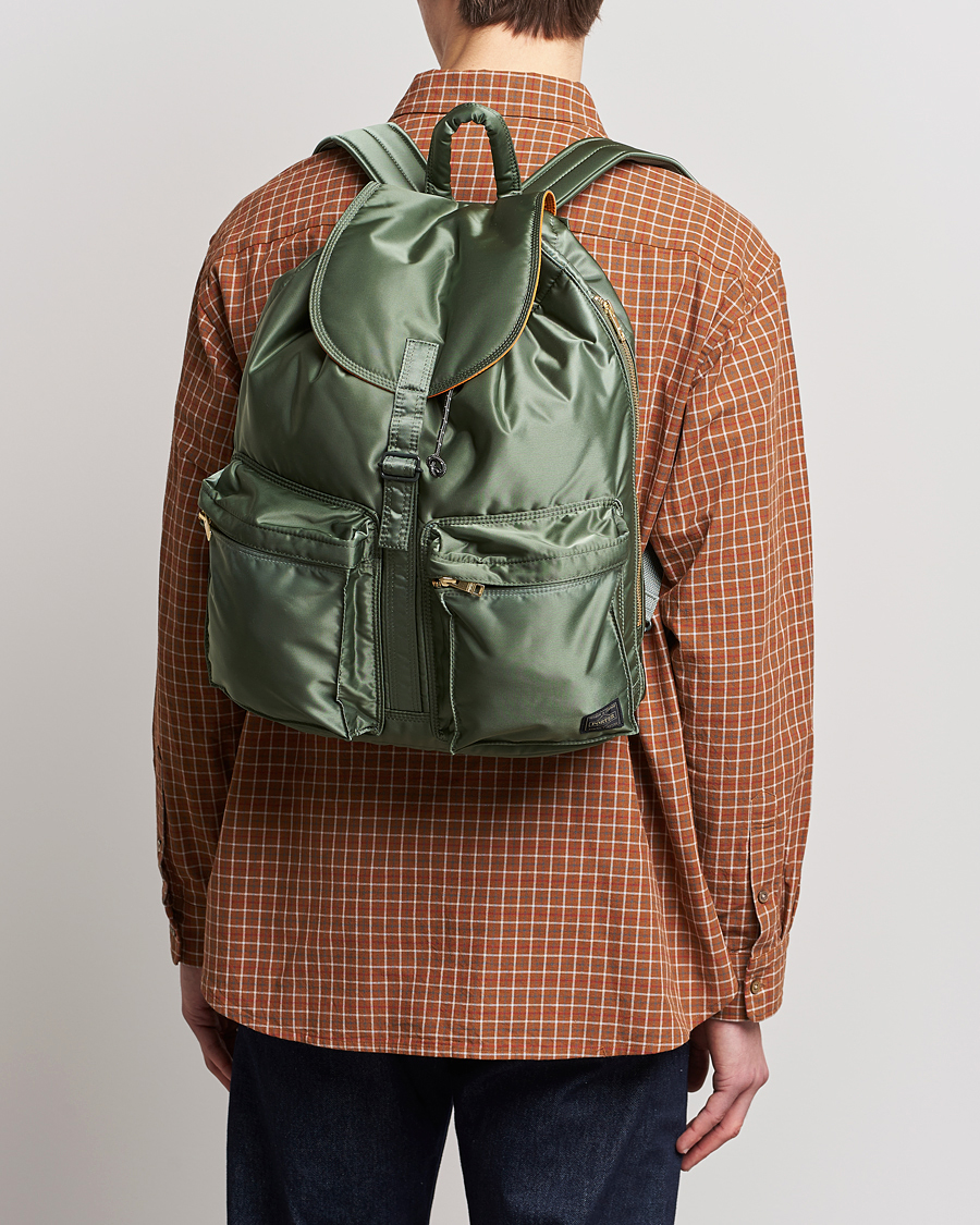 Porter-Yoshida & Co. Tanker Rucksack Sage Green at CareOfCarl.com