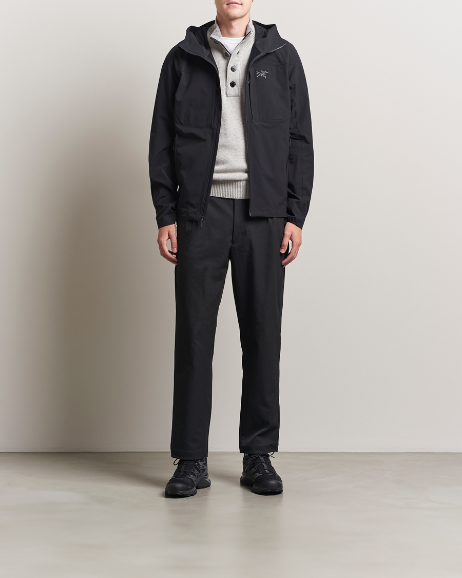 Men | Coats & Jackets | Arc'teryx | Gamma Lightweight Softshell Hooded Jacket Black