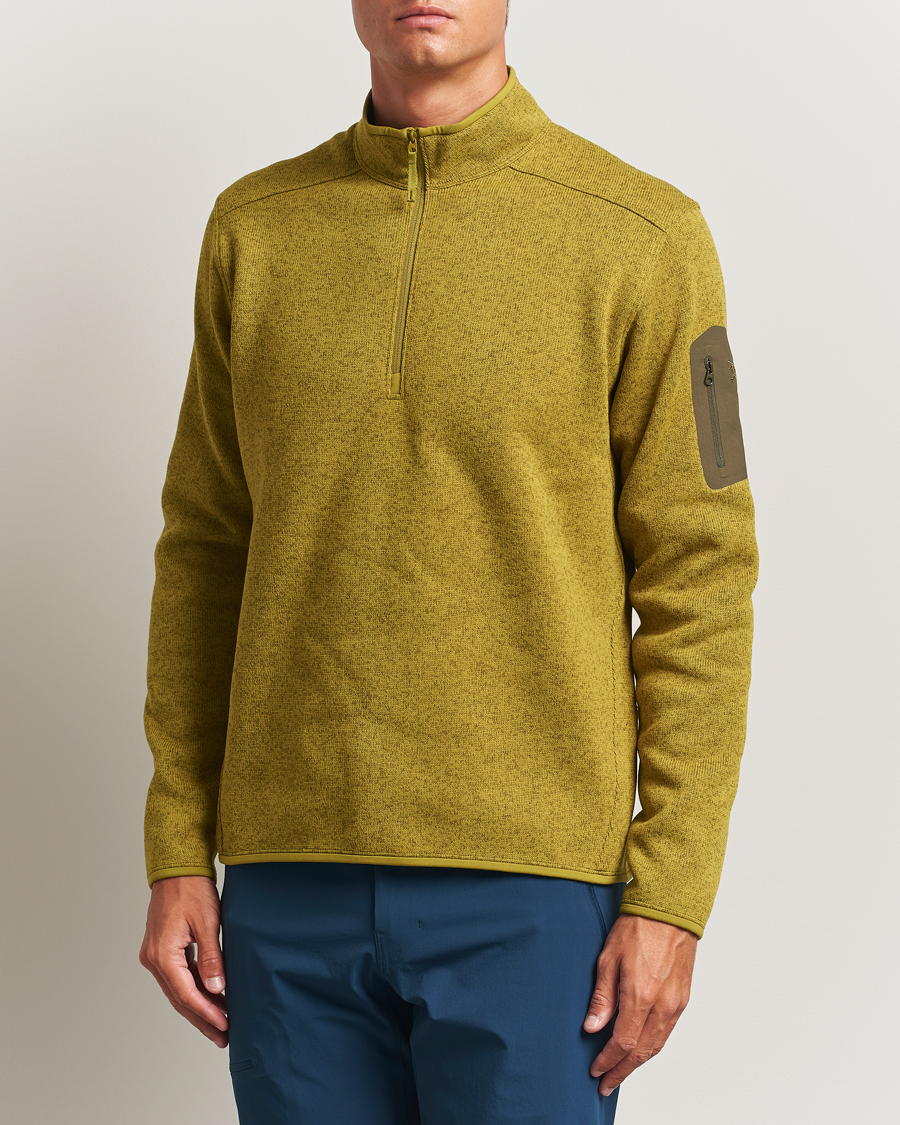 Men | Sweaters & Knitwear | Arc'teryx | Covert Half-Zip Olive Moss Heather
