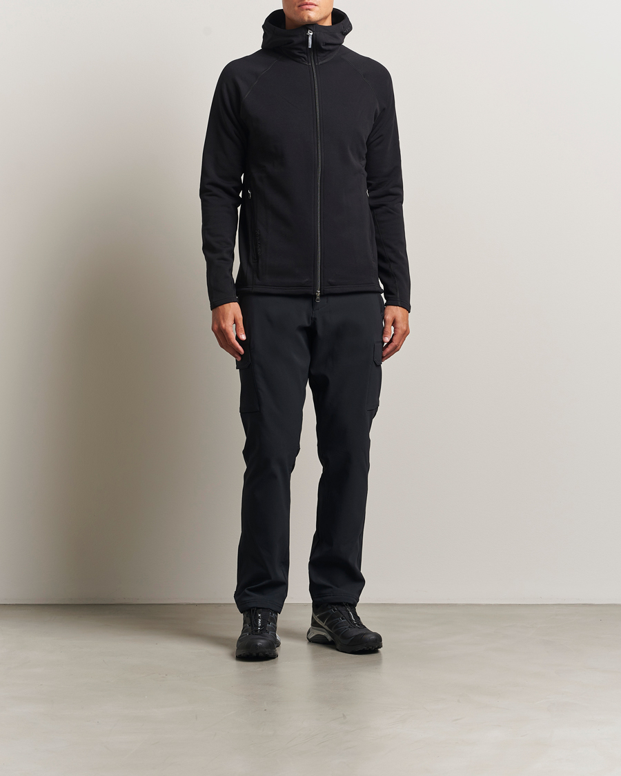 Men | Sweaters & Knitwear | Houdini | Power Up Houdi True Black