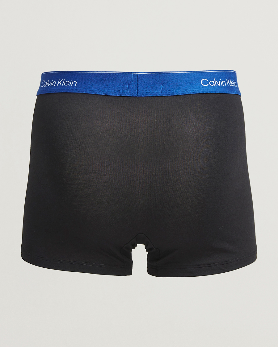 Men | Underwear & Socks | Calvin Klein | 3-Pack Icon Cotton Stretch Relaxed Trunk Black