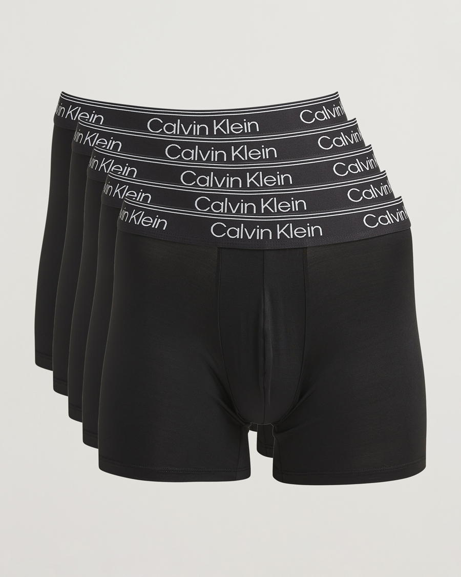 Men | Underwear & Socks | Calvin Klein | 5-Pack Micro Stretch Boxer Brief Black