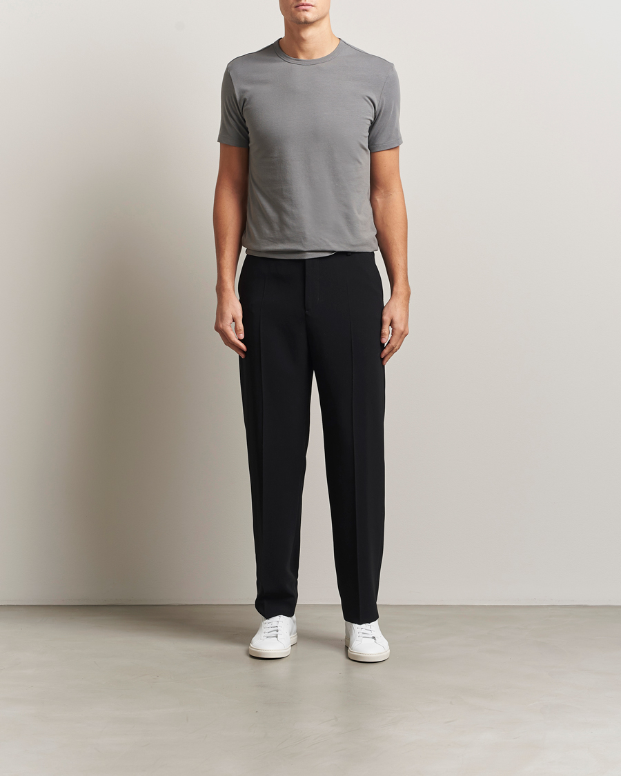 Men | T-Shirts | Calvin Klein | 3-Pack Cotton Stretch Crew Neck T-Shirt Grey/White/Blue