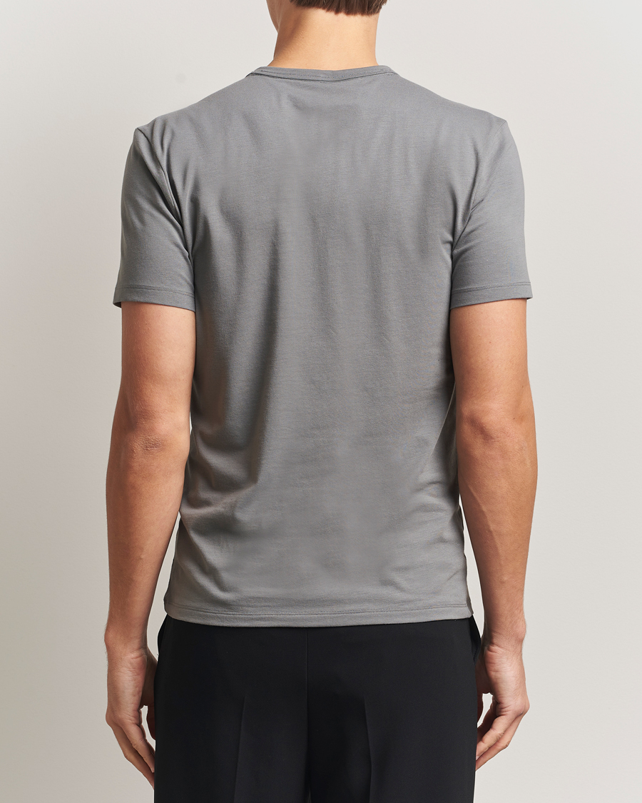 Men | T-Shirts | Calvin Klein | 3-Pack Cotton Stretch Crew Neck T-Shirt Grey/White/Blue