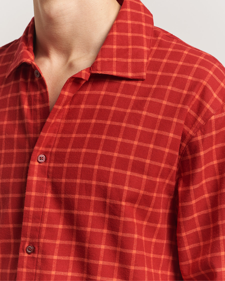 Men | Pyjamas & Robes | Calvin Klein | Flannel Pyjama Set Red
