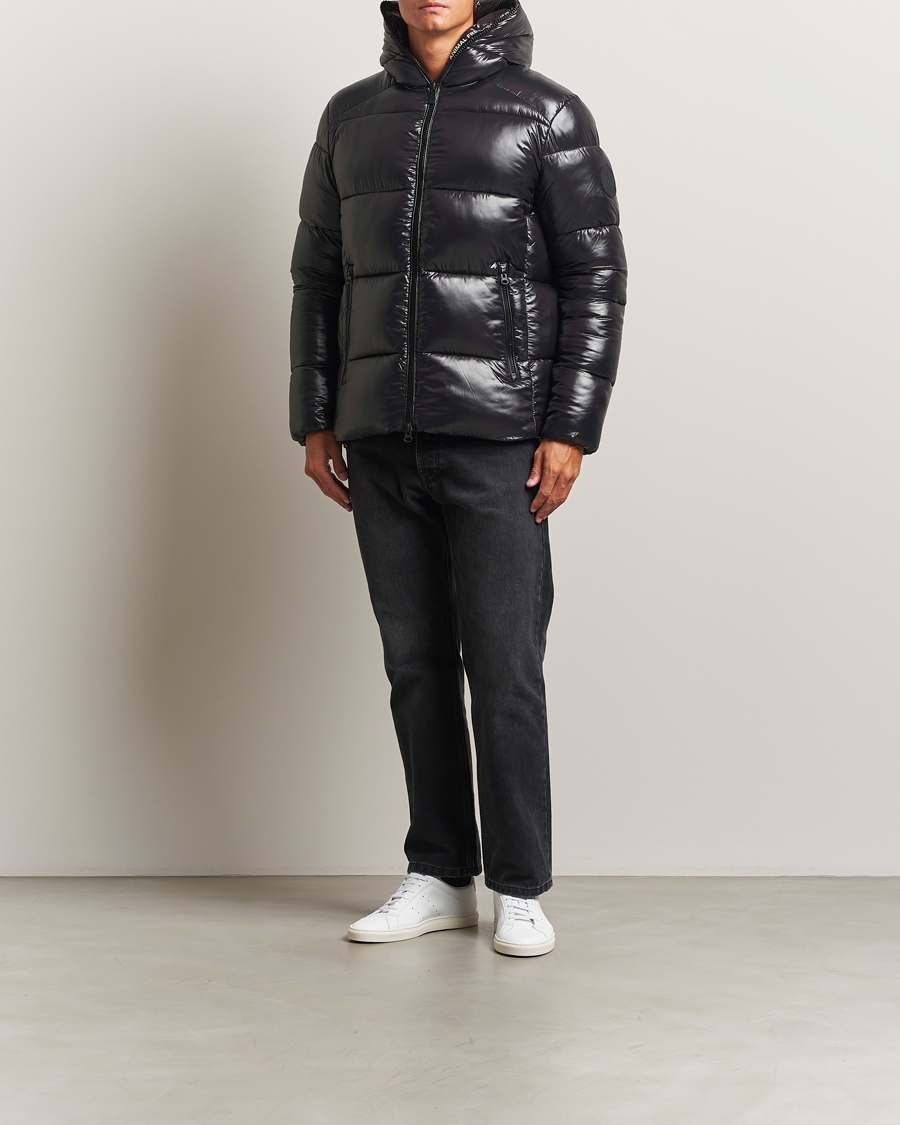 Men | Coats & Jackets | Save The Duck | Edgard Padded Puffer Black