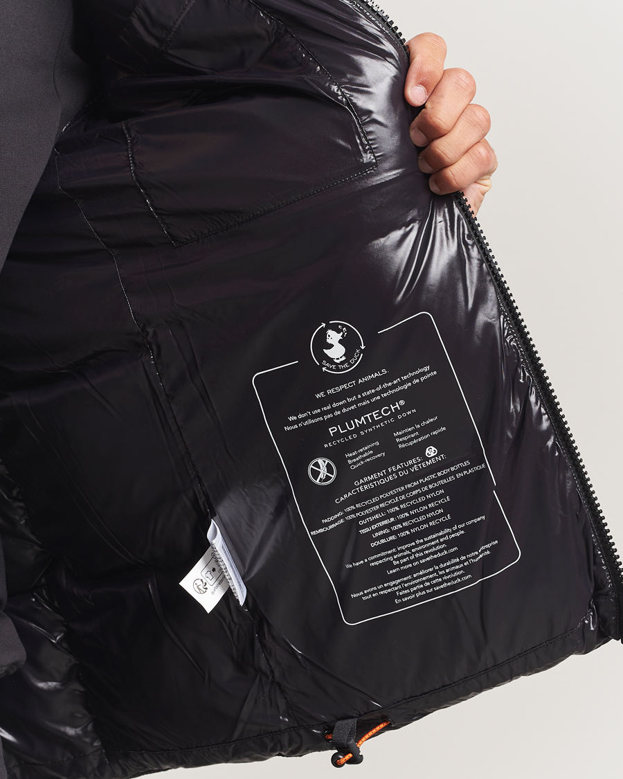 Men | Coats & Jackets | Save The Duck | Edgard Padded Puffer Black