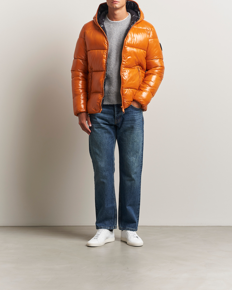 Men | Coats & Jackets | Save The Duck | Edgard Padded Puffer Fox Brown