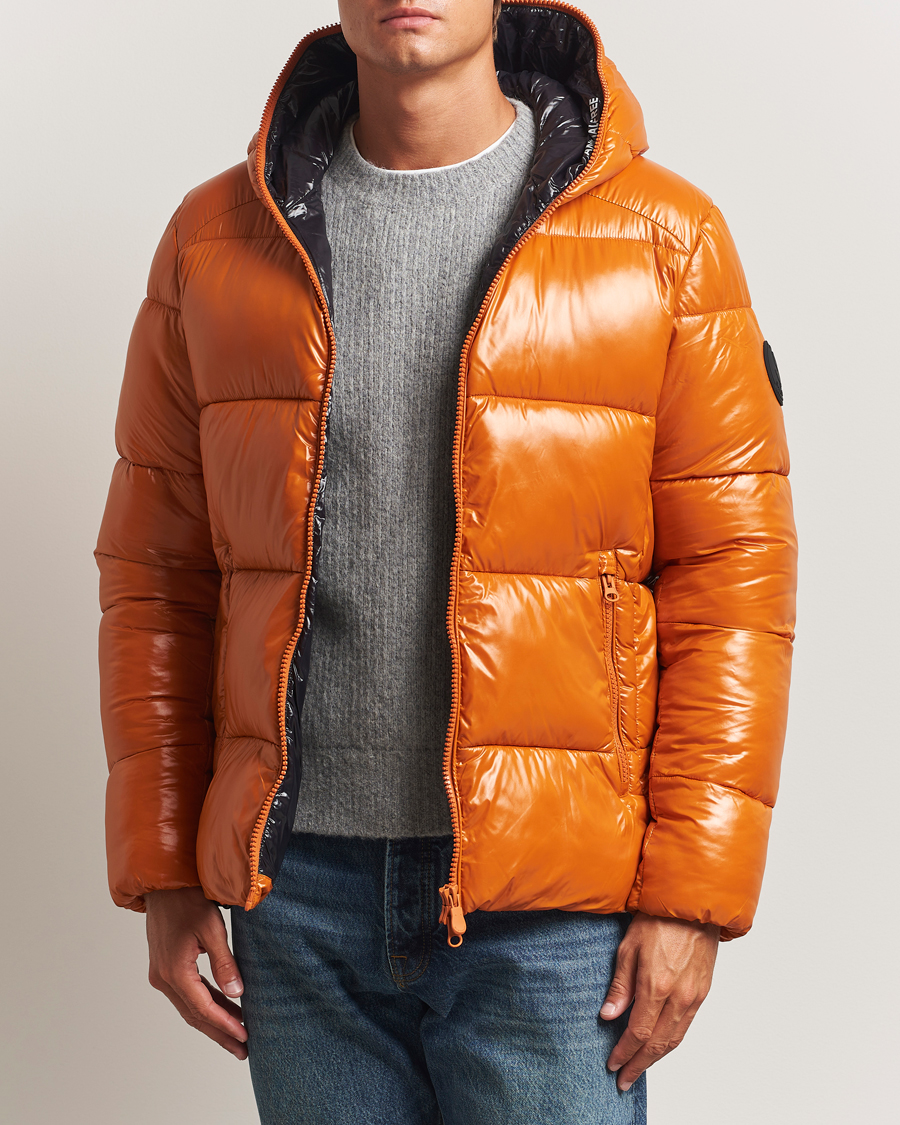 Men | Coats & Jackets | Save The Duck | Edgard Padded Puffer Fox Brown