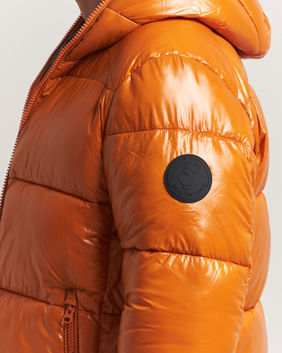 Men | Coats & Jackets | Save The Duck | Edgard Padded Puffer Fox Brown