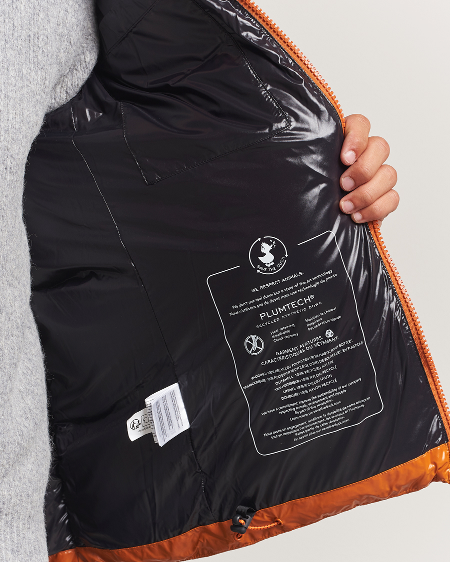 Men | Coats & Jackets | Save The Duck | Edgard Padded Puffer Fox Brown