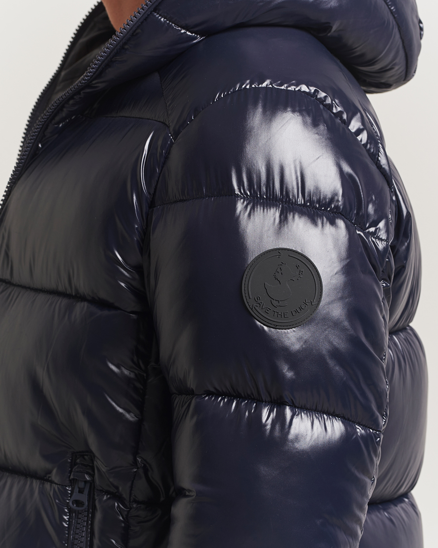 Men | Coats & Jackets | Save The Duck | Edgard Padded Puffer Blue Black