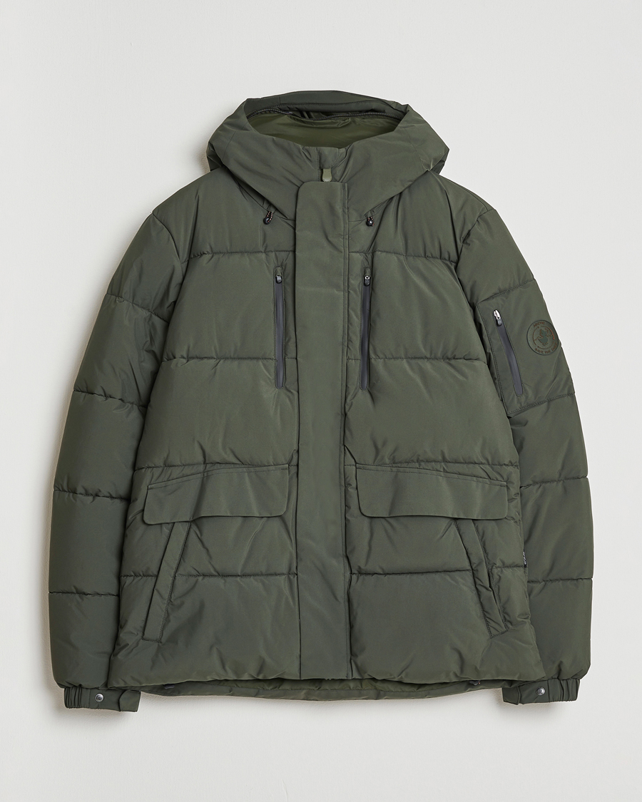 Save The Duck Alter Short Arctic Parka Land Green at CareOfCarl.com