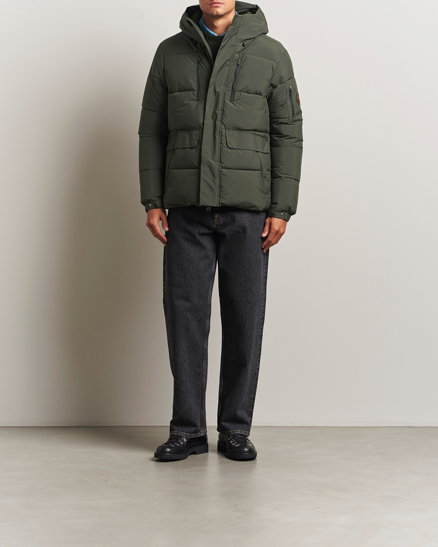 Save The Duck Alter Short Arctic Parka Land Green at CareOfCarl.com