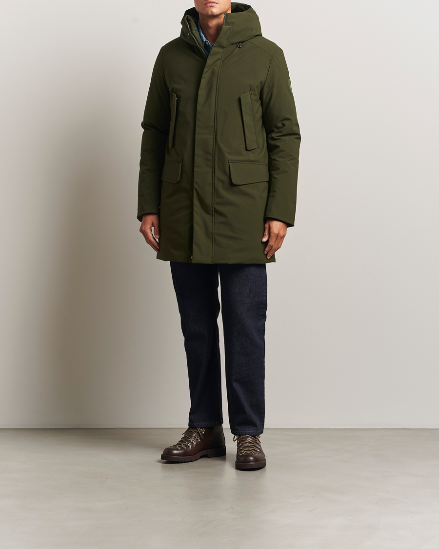 Save The Duck Wilson Arctic Parka Green Black at CareOfCarl.com