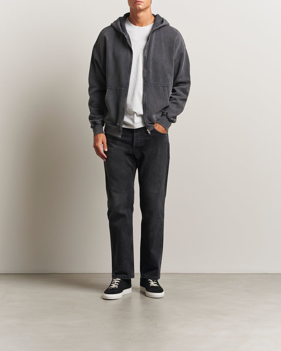 Men | Sweaters & Knitwear | Colorful Standard | Classic Organic Full Zip Hoodie Faded Black