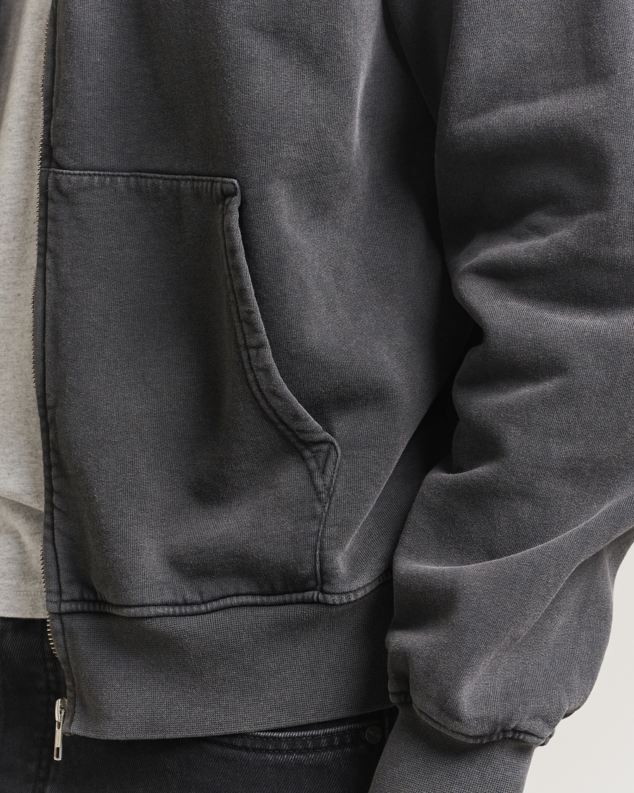 Men | Sweaters & Knitwear | Colorful Standard | Classic Organic Full Zip Hoodie Faded Black