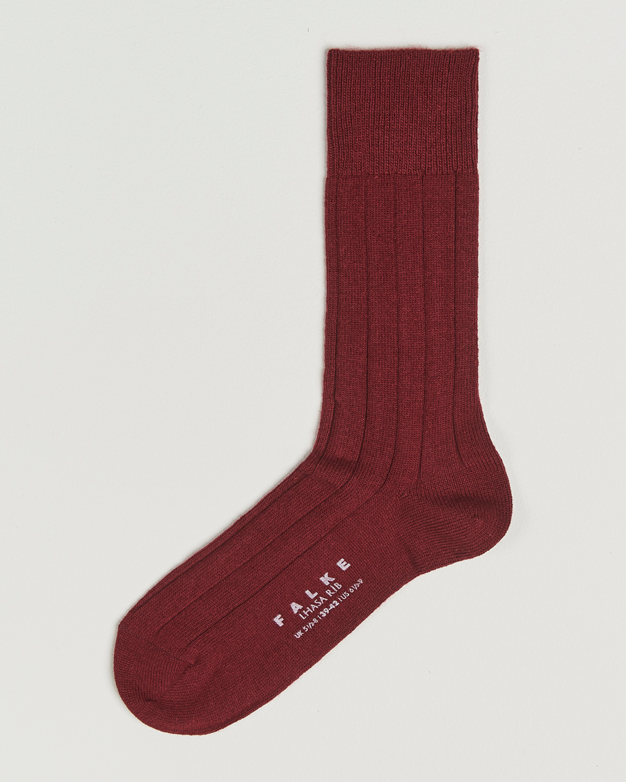 Men | Underwear & Socks | Falke | Lhasa Cashmere Socks Cayenne Red